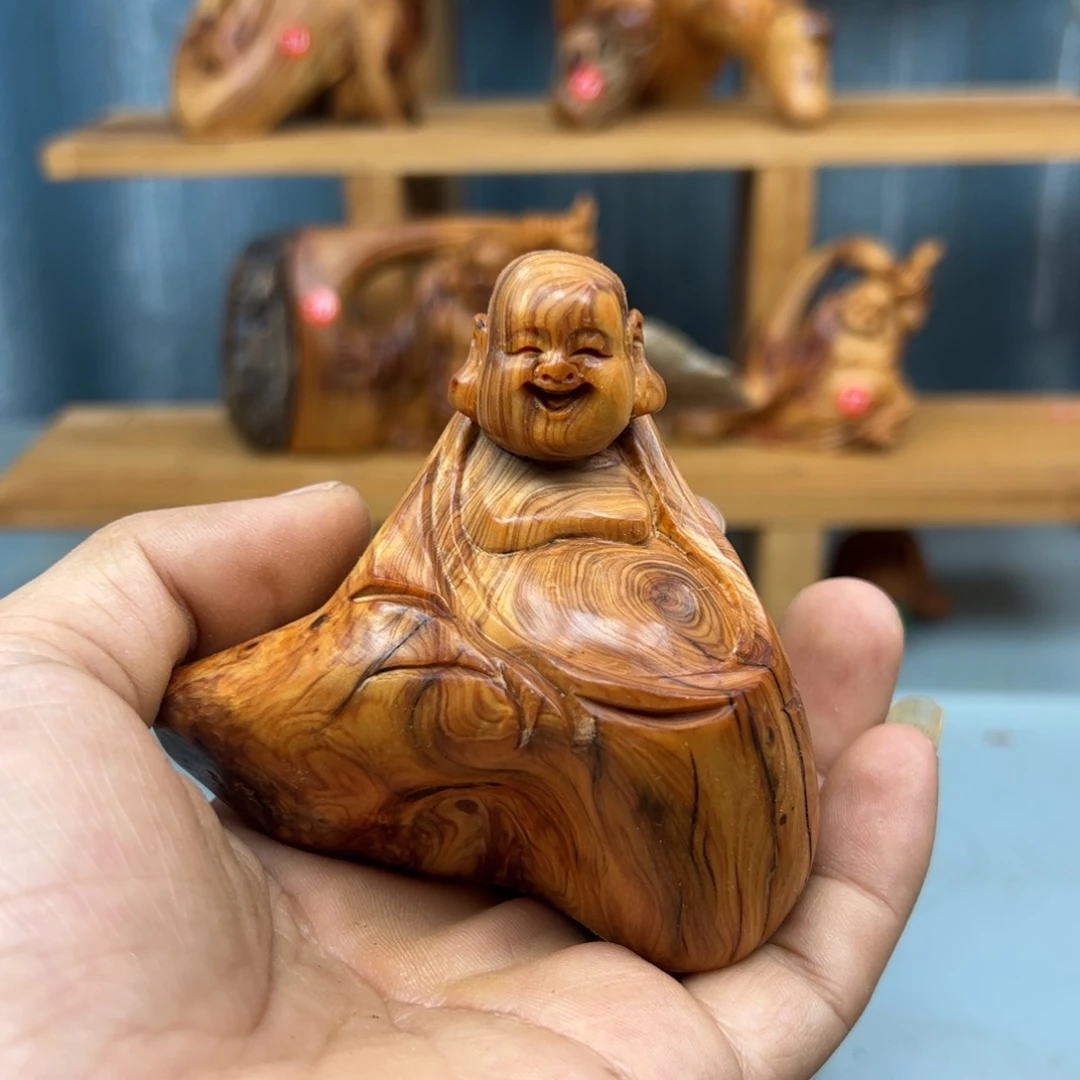松***哥木崖柏木摆件手把件