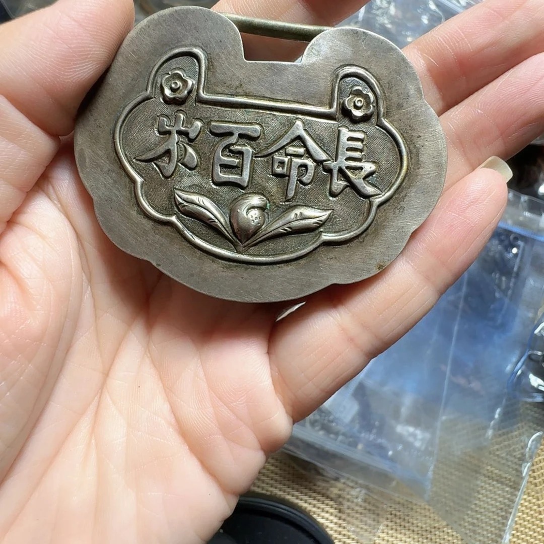 西***烈足银珐琅老银饰品专拍