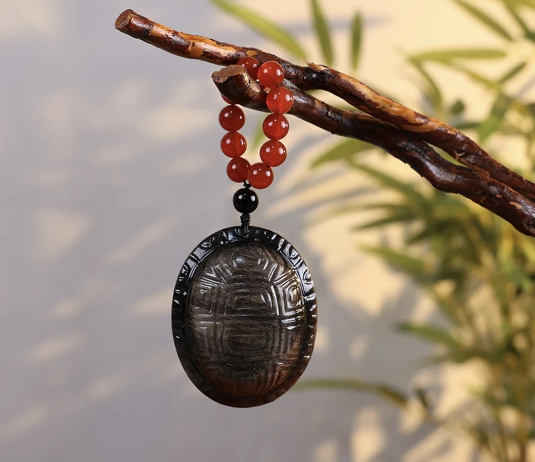 铜合金吊坠 黑驴蹄子龟龟手把件