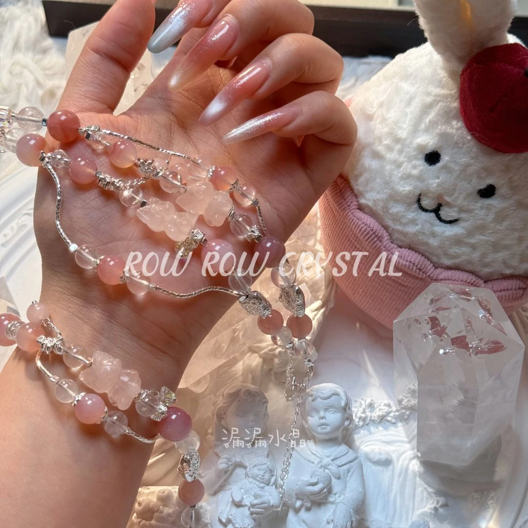 《女明星贝儿》天然水晶手链 LF012