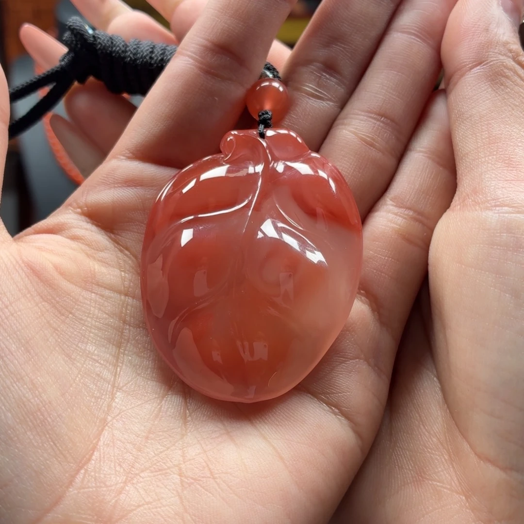 南红玛瑙未镶嵌吊坠原矿保山南红杨柳冰飘大叶有成