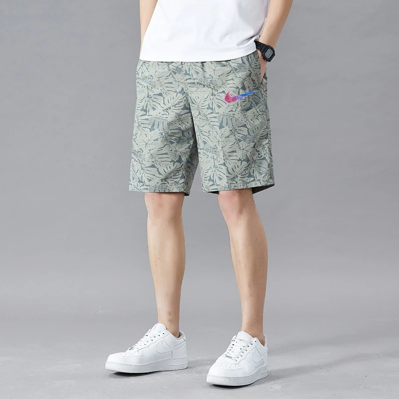 一折专区丨奥莱折扣丨男士纯棉短裤宽松夏季潮牌薄款迷彩休闲裤