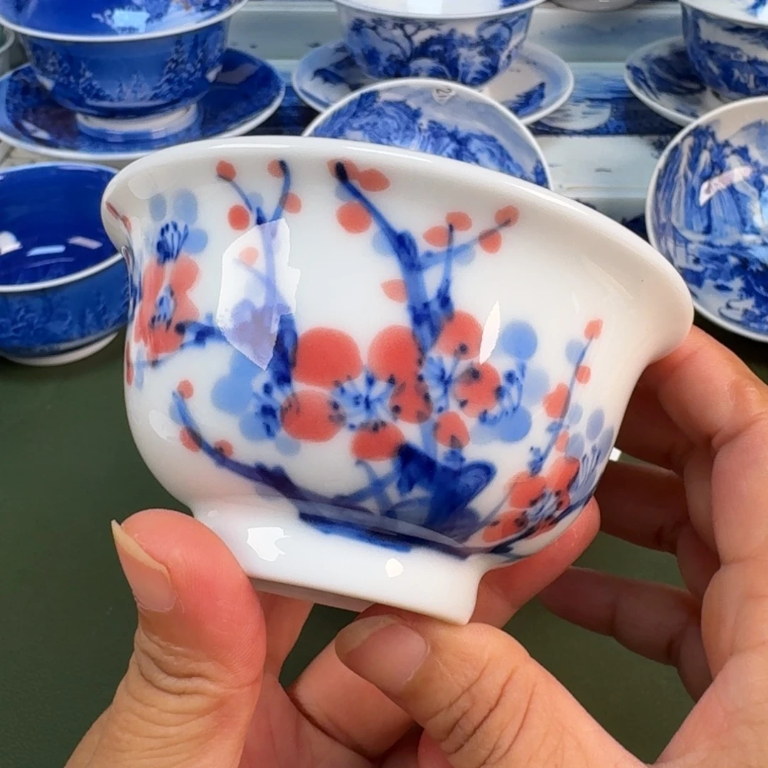 景德镇纯手绘茶具圆圆252