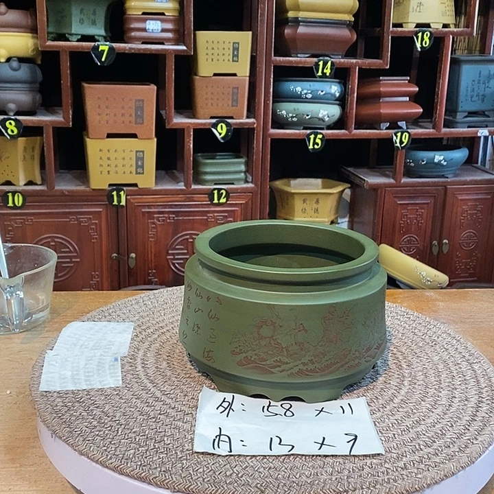 紫砂花盆紫砂花盆