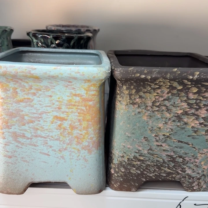 紫砂花盆口17高19，1111111