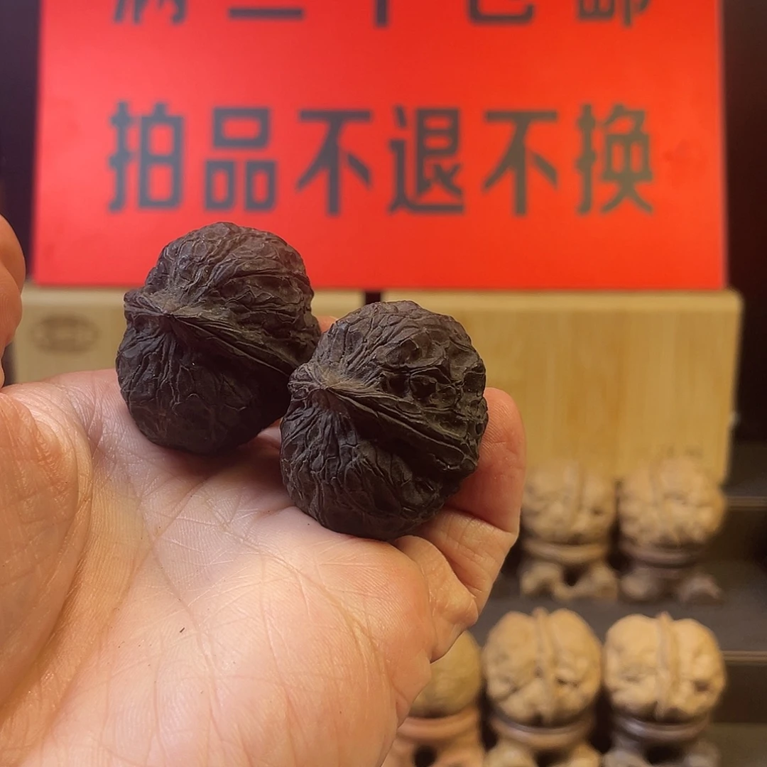 文玩核桃把件黑天使