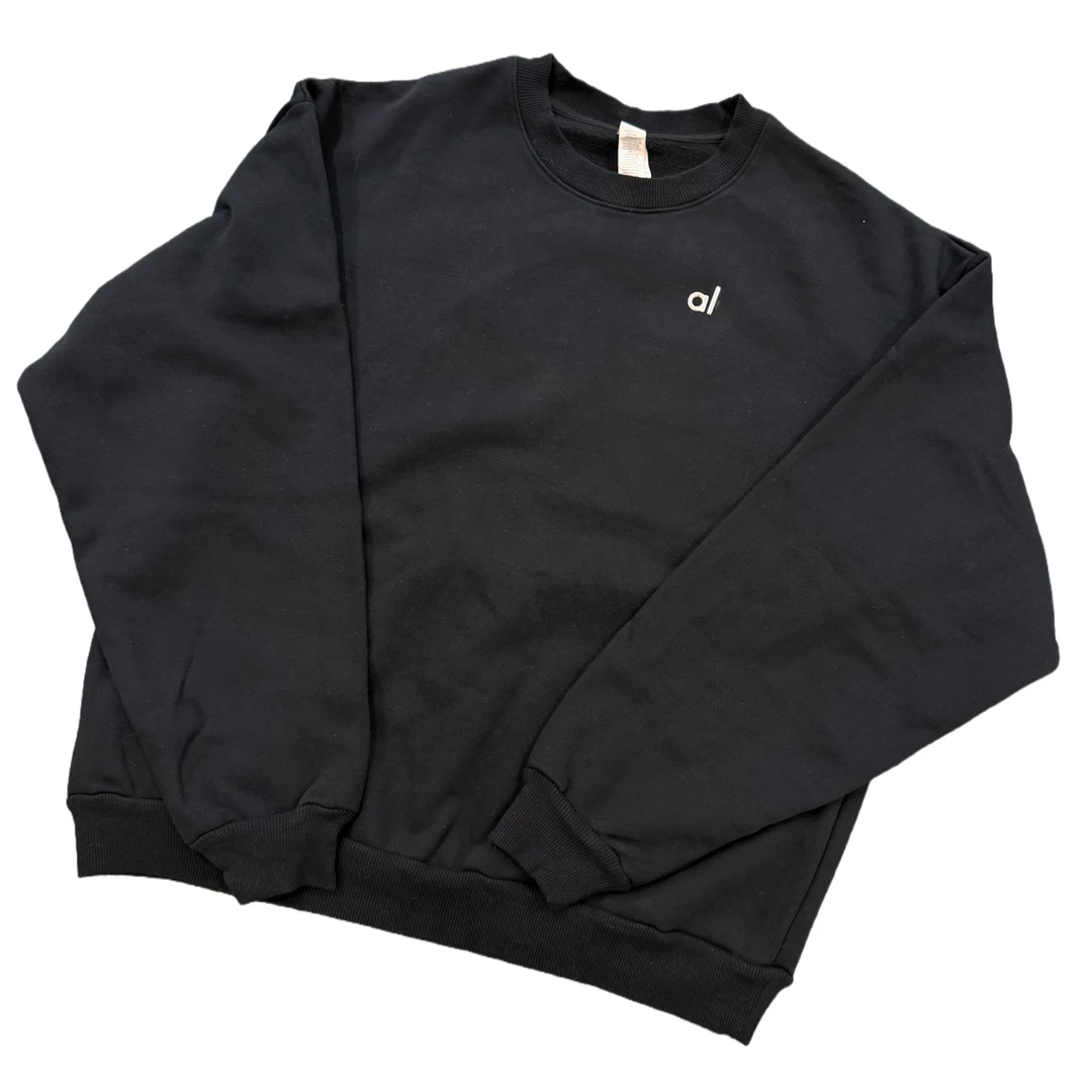 抓绒圆领卫衣长袖