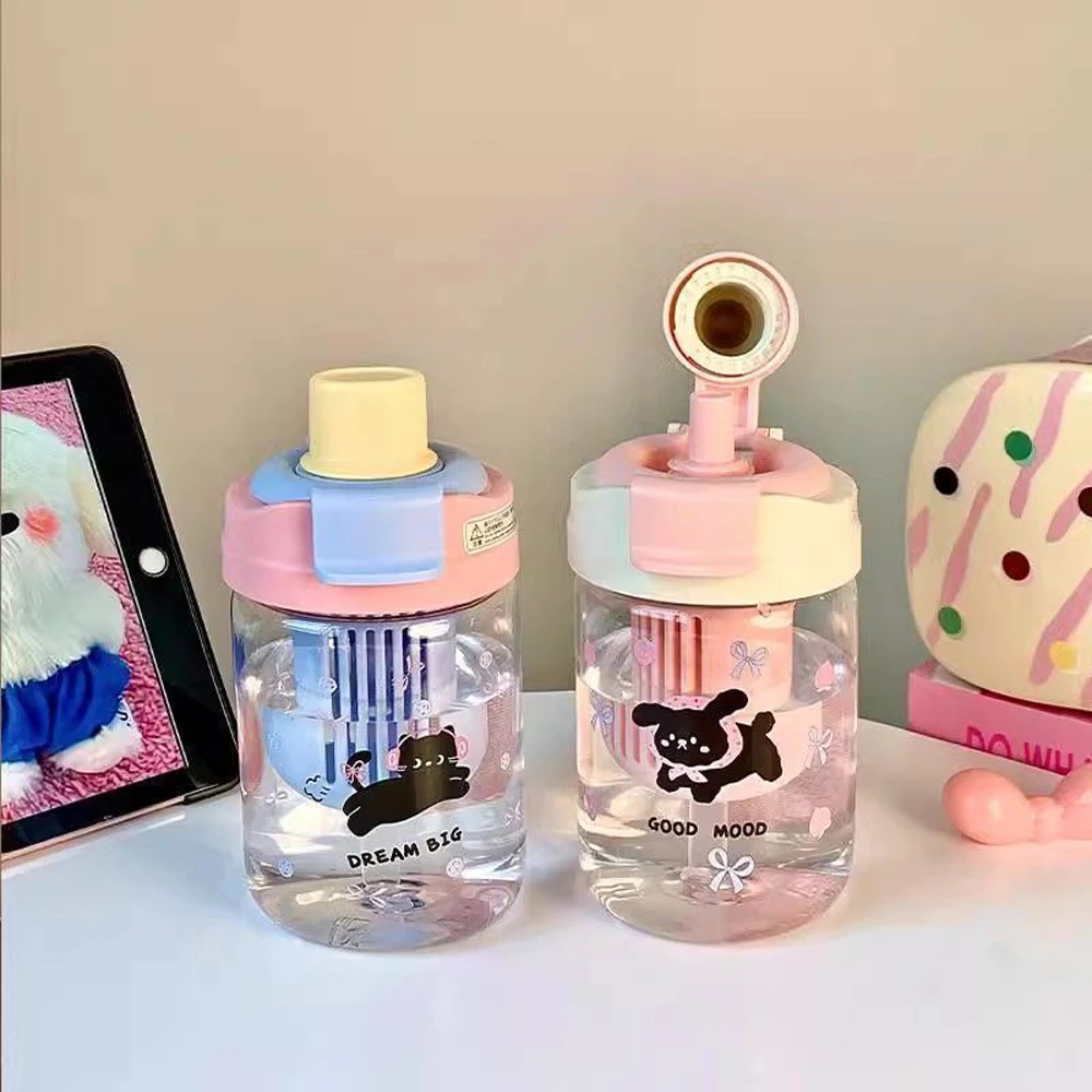 2025新款水杯高颜值ins女士大容量网红专用儿童便捷泡茶吸管杯子