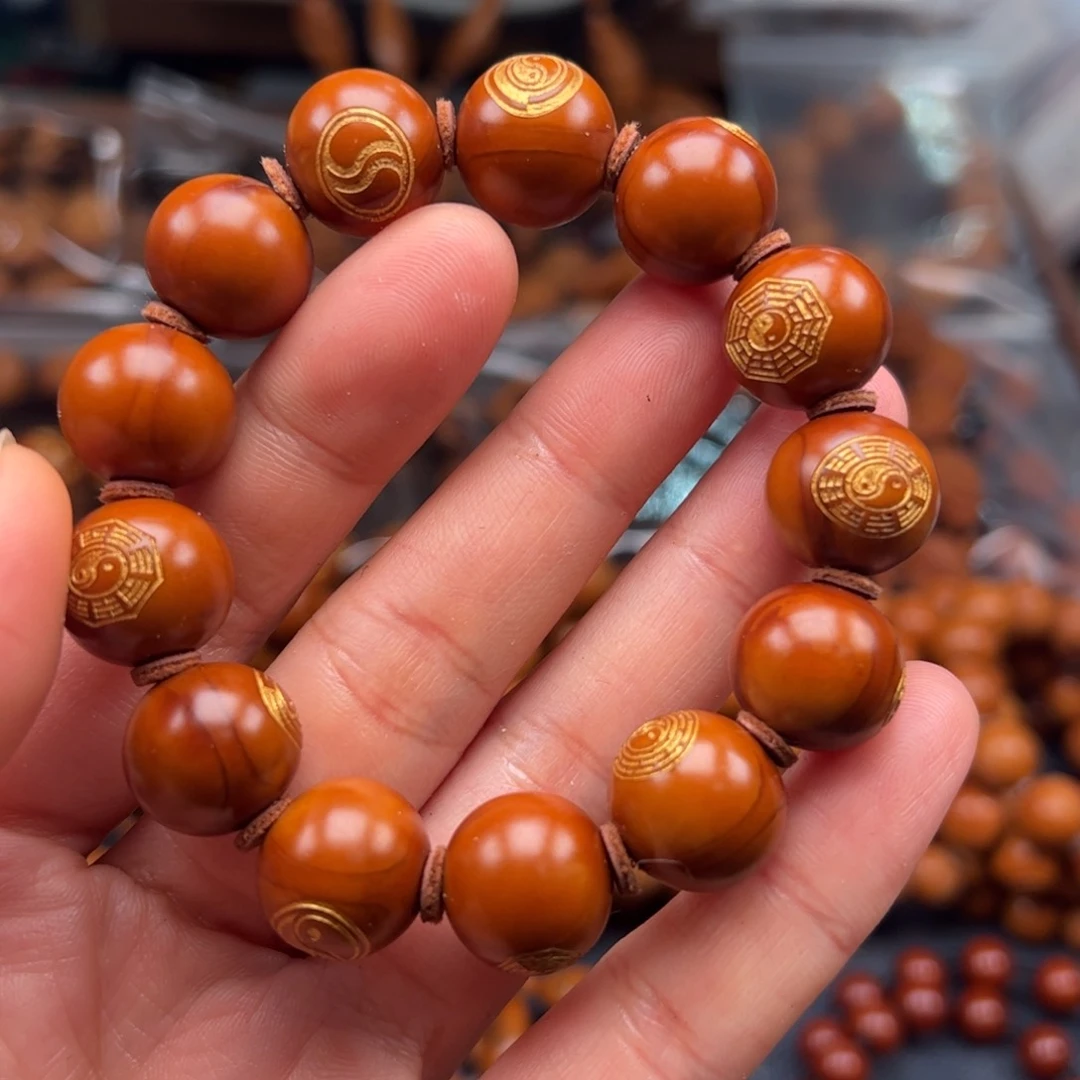 橄榄核手串/手链冻****熊橄榄核手串