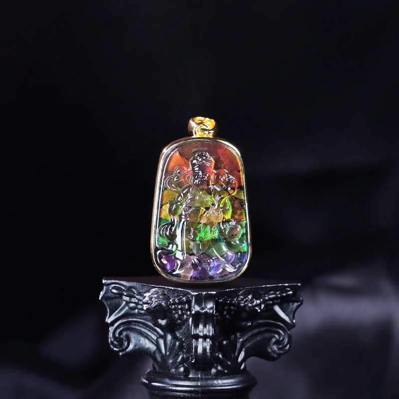 斑彩财财吊坠（李居明）-多样性发其一