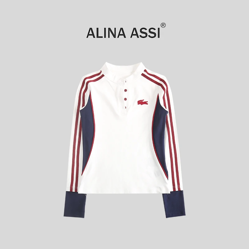 【糯米姐】2025秋冬新款T恤百搭休闲长袖上衣spk-Y1102