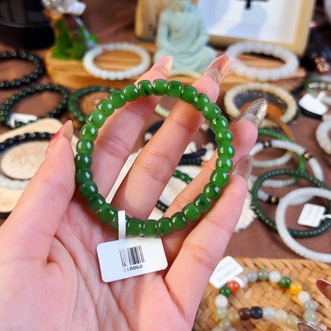 和田玉未镶嵌手串