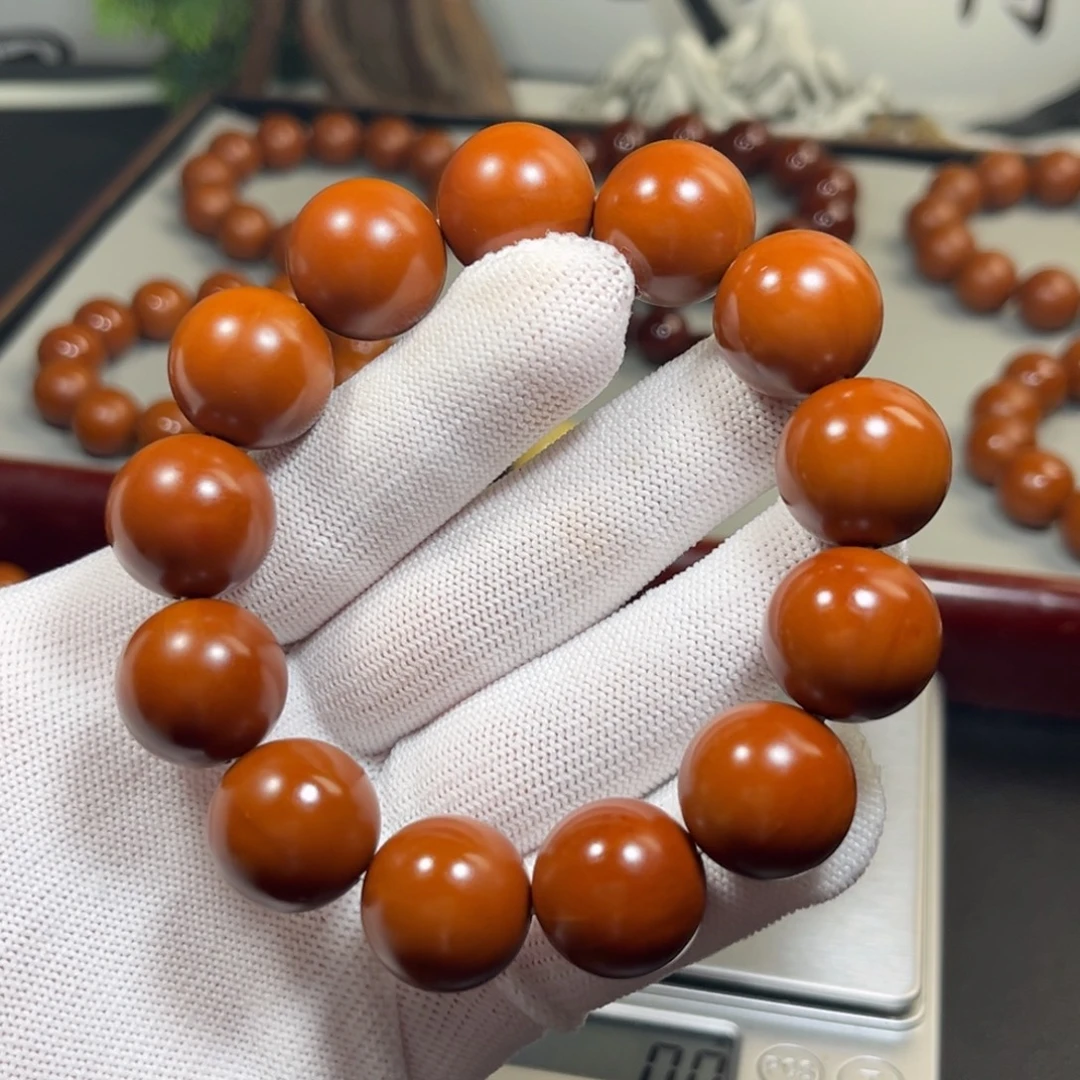 一***扬手串橄榄核1.8+树王精品铁核 小孔