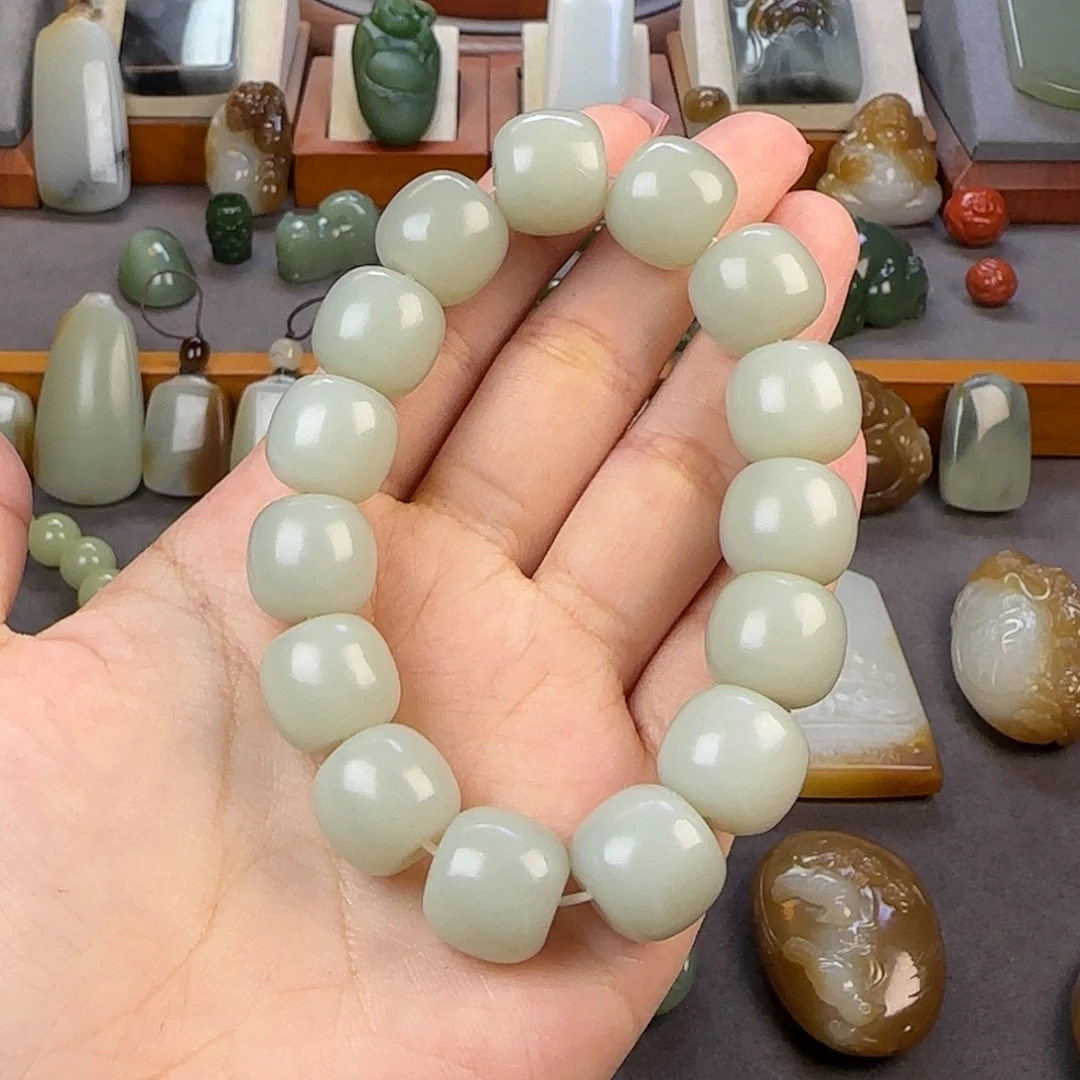 【闪购商品】手链未镶嵌和田玉馬*璋