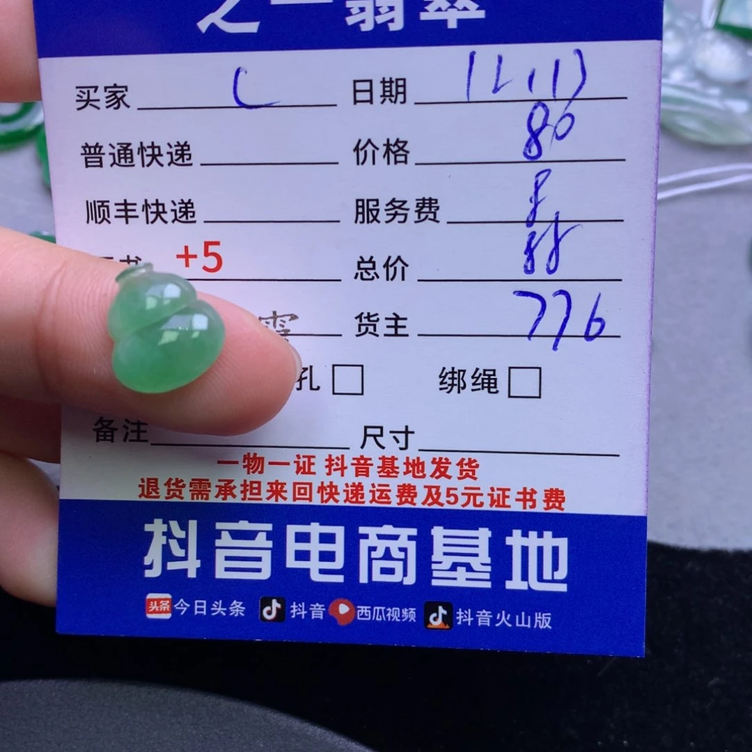 颈饰未镶嵌翡翠?***i