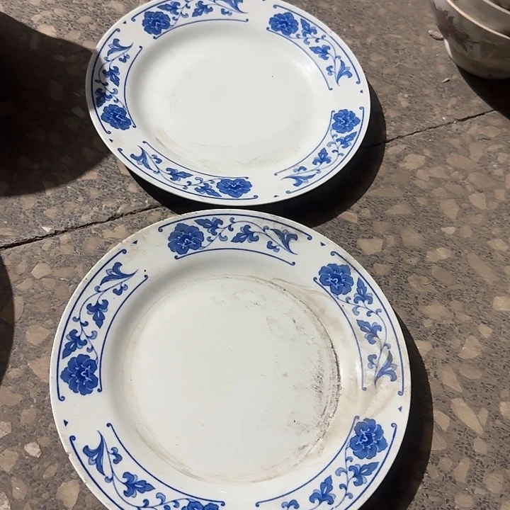 瓷片陶瓷盘子碗啥都有边有磕