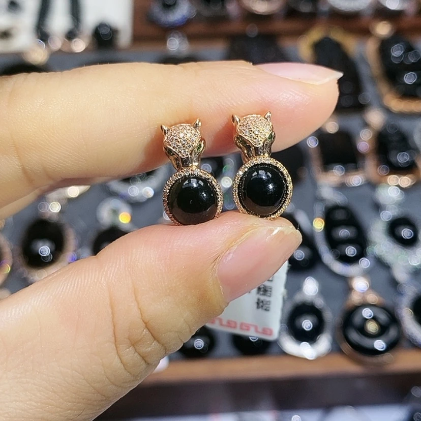 【闪购商品】翡翠18K金镶嵌耳饰缅甸翡翠