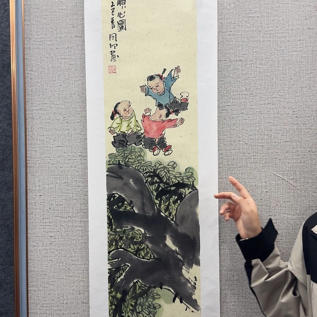 国画国画亲笔手绘原创