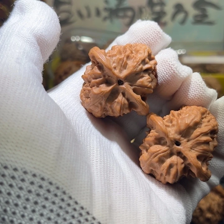 文玩核桃吊坠野狼