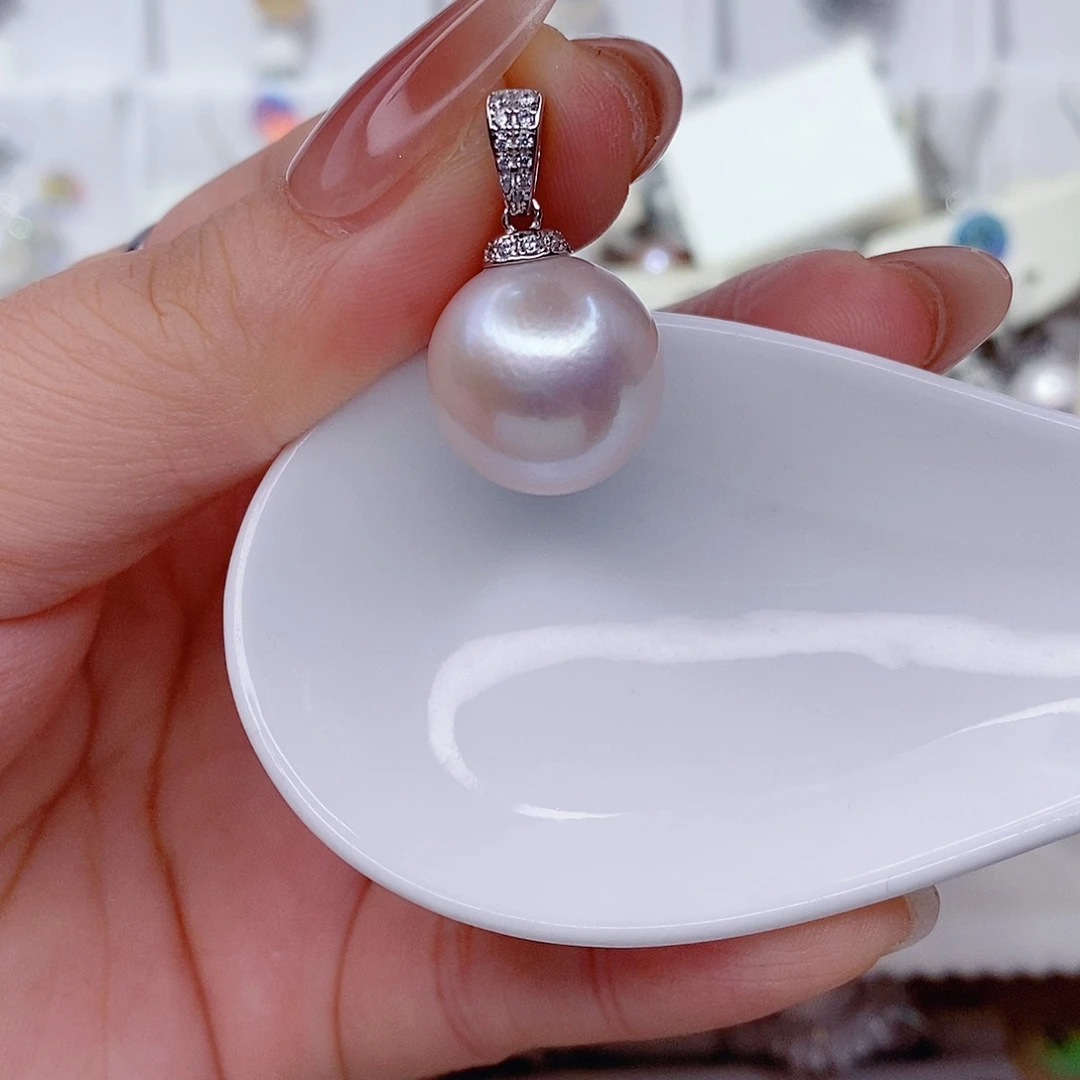 小***幸吊坠(赠链)淡水珍珠银S925镶嵌15➕