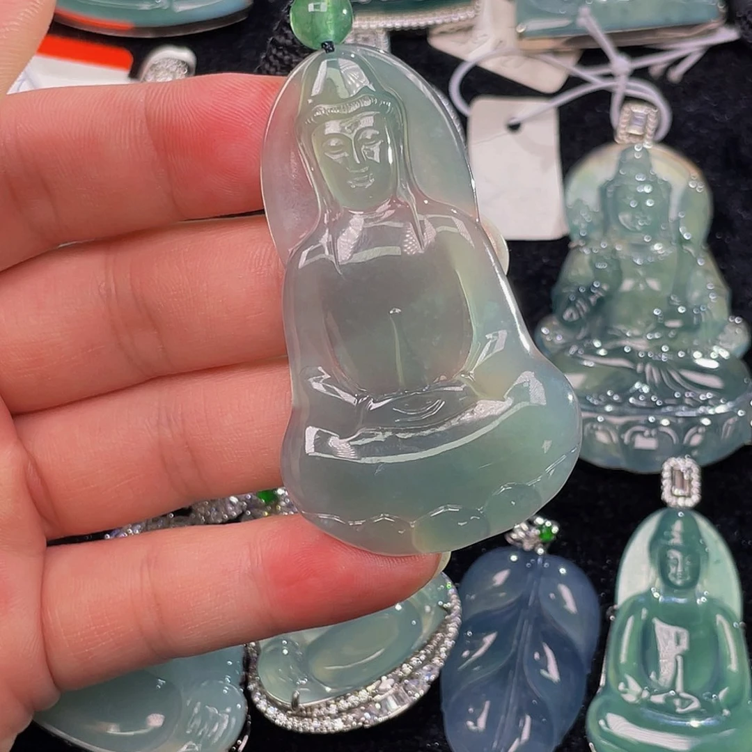 翡翠颈饰未镶嵌5，