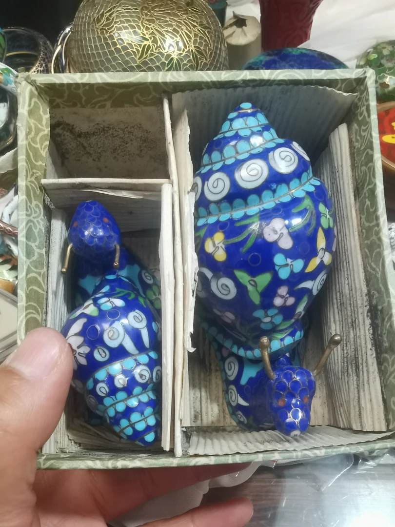 非物质文化遗产景泰蓝摆件