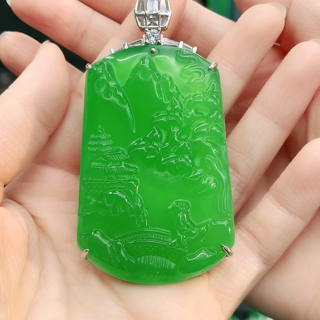 银S925镶嵌吊坠玛瑙/玉髓