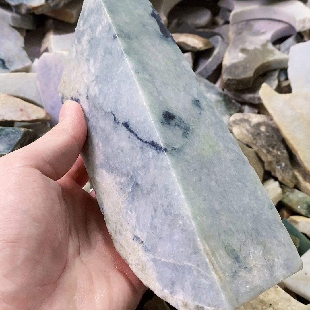 翡翠未镶嵌颈饰路*天然翡翠