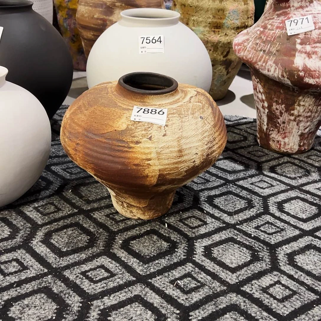 瓶7886高24口8陶瓷花瓶无孔