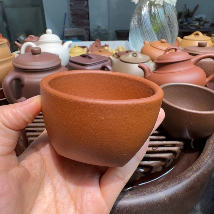 紫砂茶案红将坡无添加120cc
