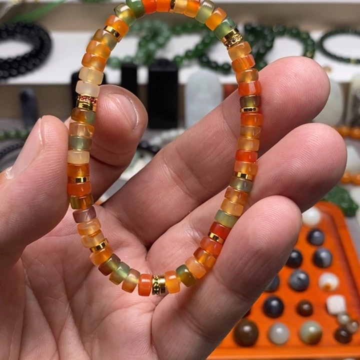 和田玉未镶嵌手链