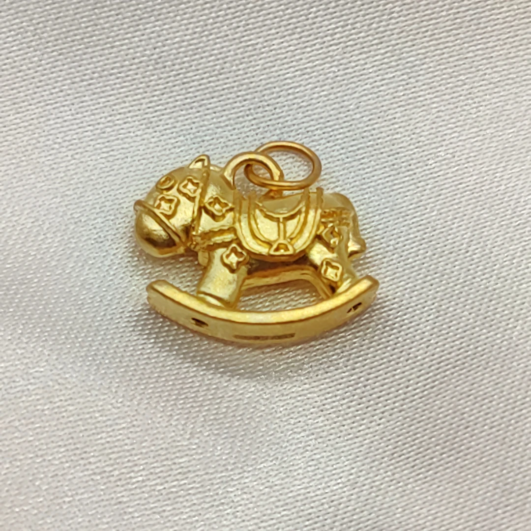 足金饰品/小木马/bp/B122536/h（赠合金链）