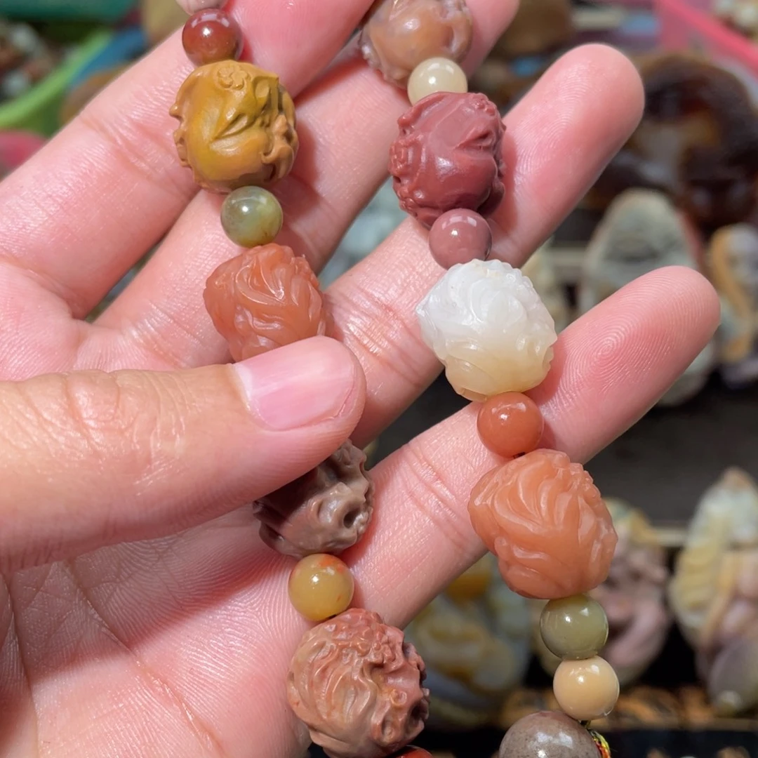 石英质玉未镶嵌手串