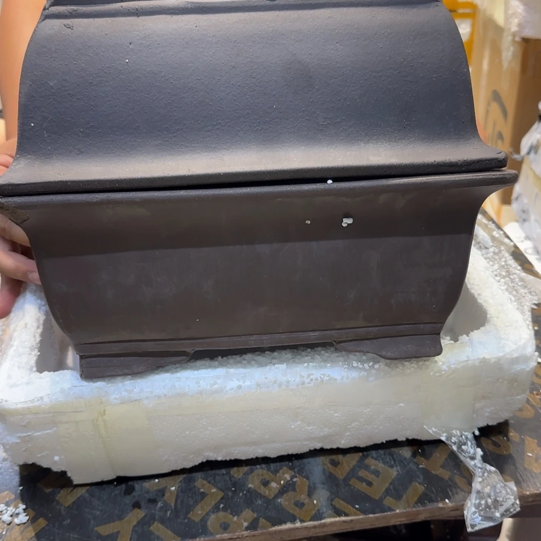 紫砂花盆口径26.18.10口径