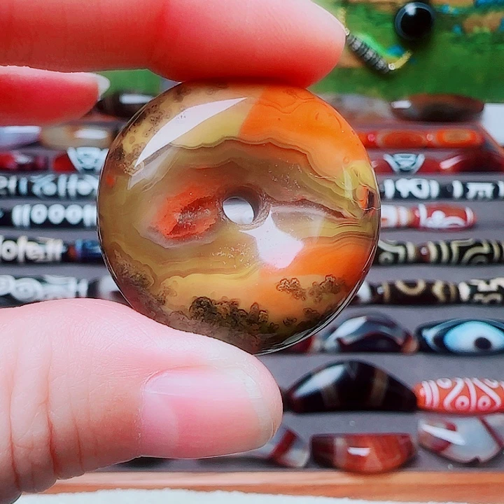 玛瑙/玉髓合金珠宝半成品