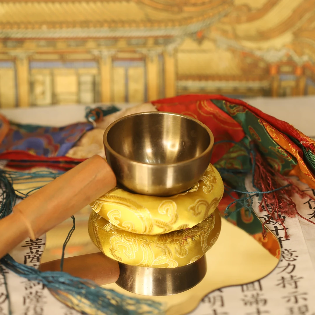 淘换堂【帝师专享】紫铜碗颂钵手工制作-老物件尺寸不一-多样性发货