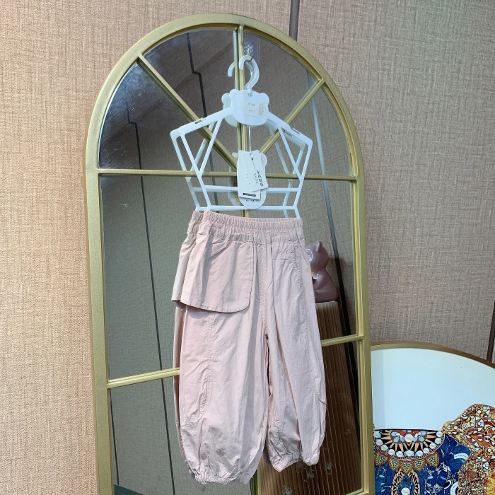 B458   宝宝水洗棉布休闲裤子