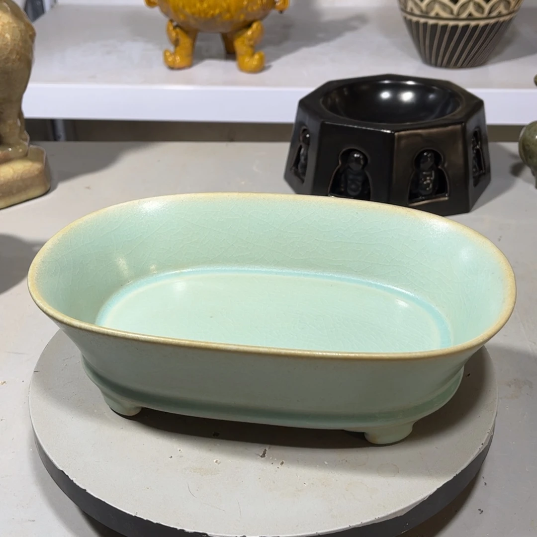 瓶无*限汝窑瓷器品相完美