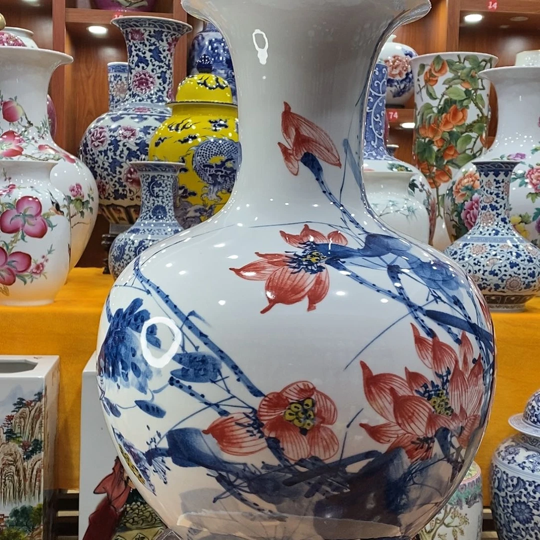 摆件p****n景德镇陶瓷赏瓶