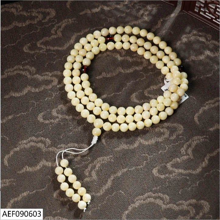 【高端精品】 白花蜜/蜜蜡项链  AEF090603