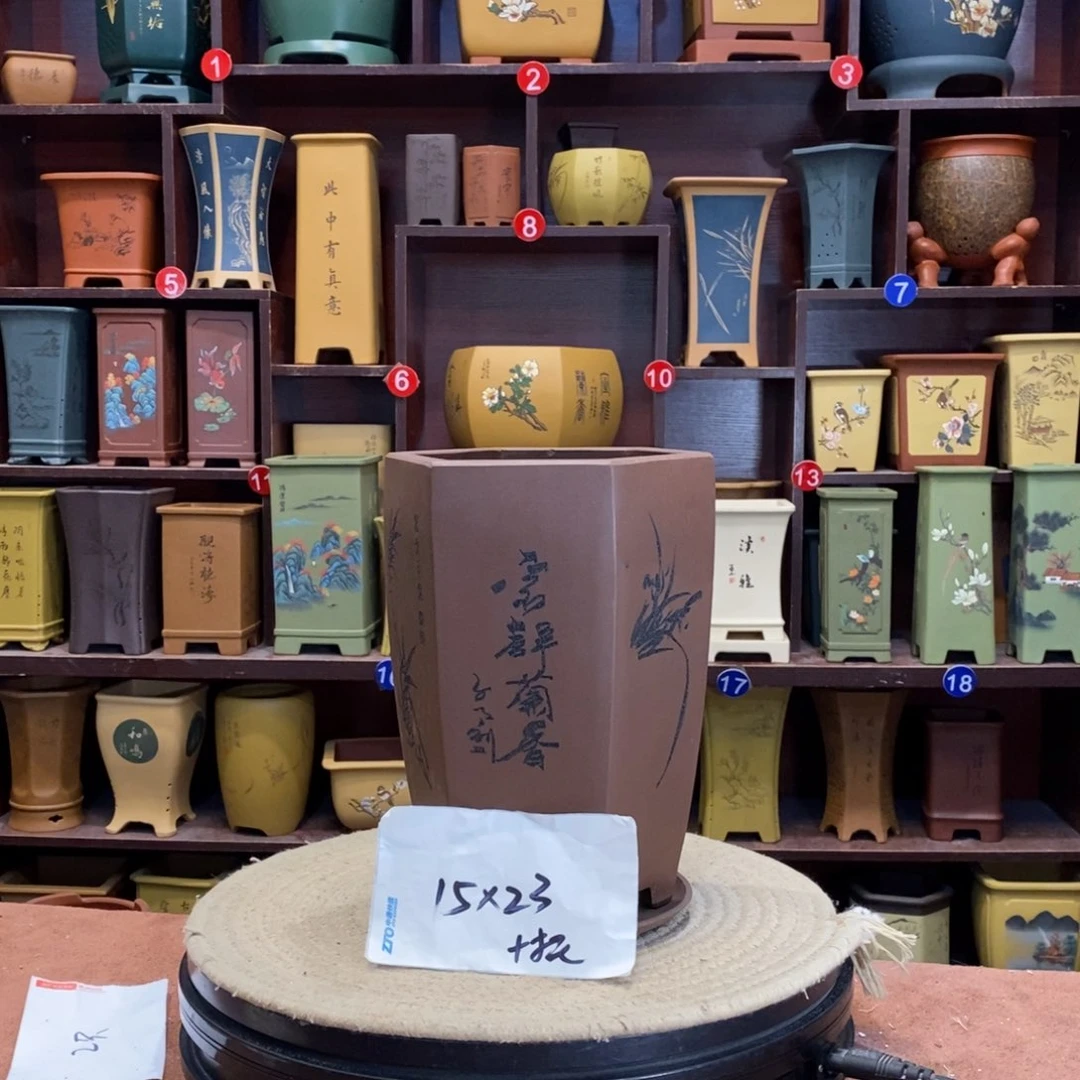 紫砂花盆紫砂花盆