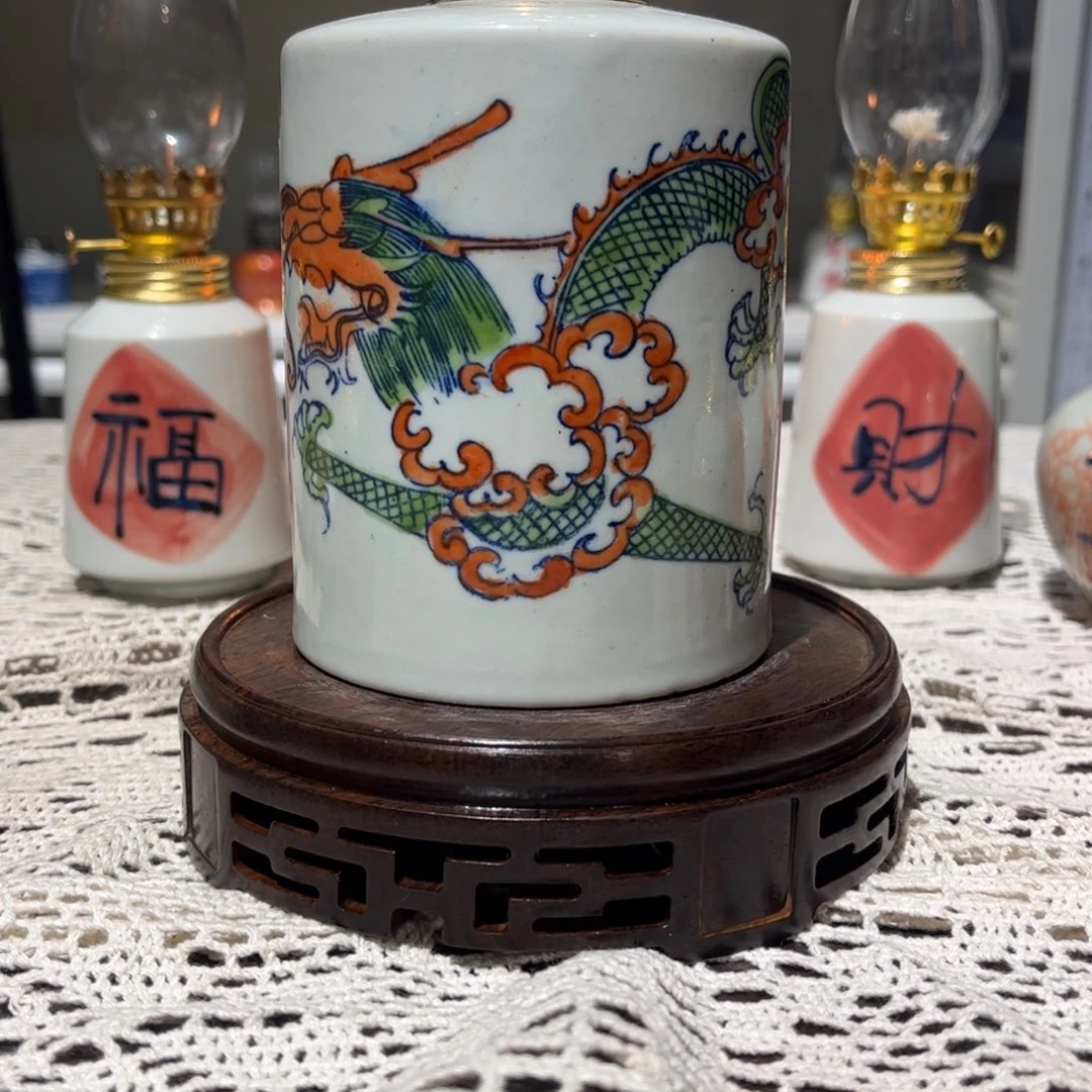 摆件景德镇陶瓷香薰灯