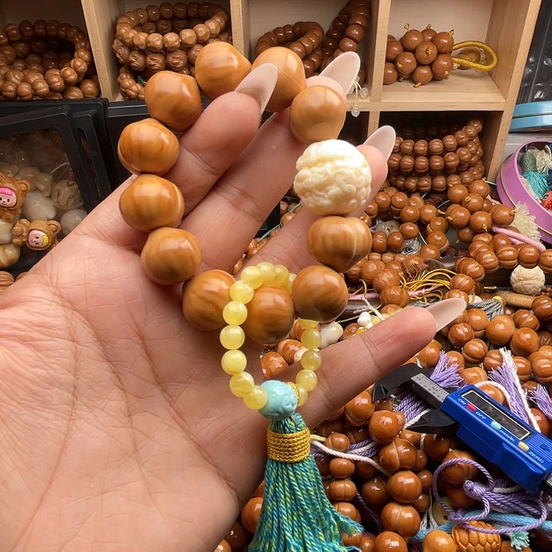 猴头核桃手串17+微瑕手捻