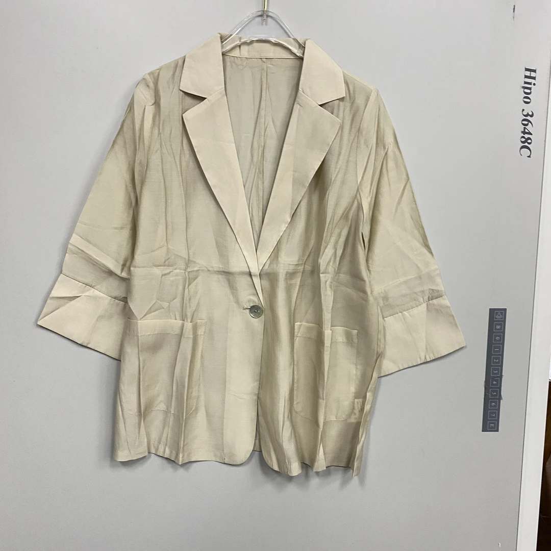 2502139法系小众25新款夏季西装女POLO衫百搭修时尚