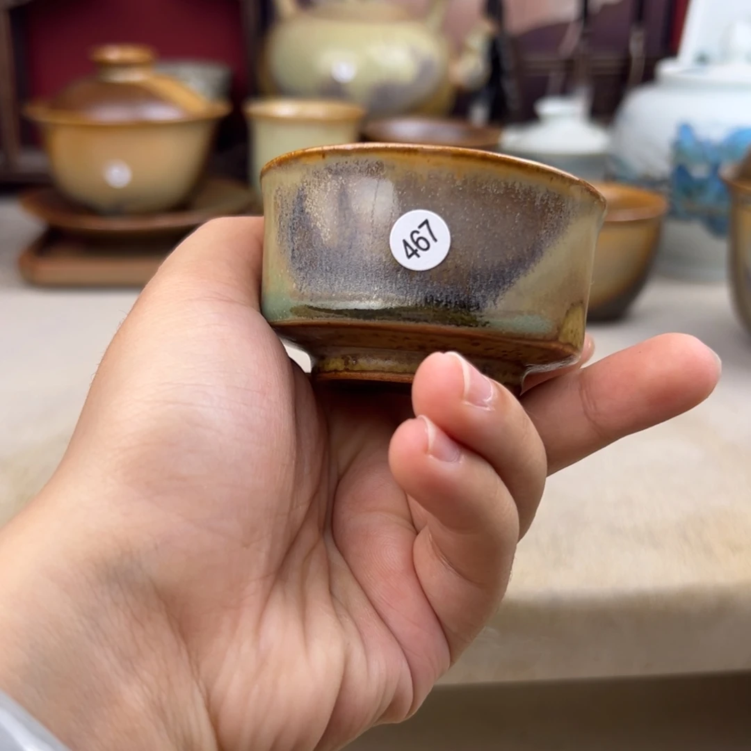 杯纯手工柴烧主人杯