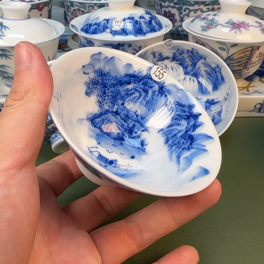 景德镇纯手工手绘茶具155