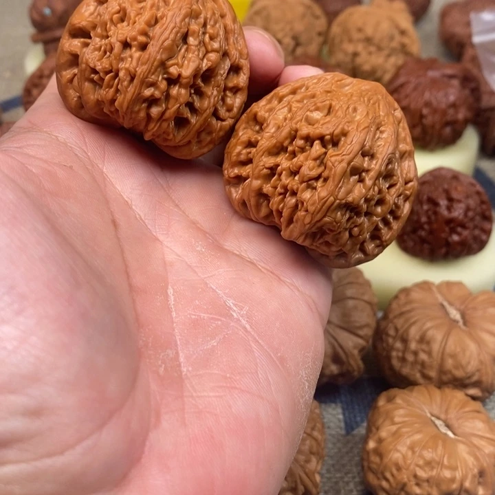 文玩核桃把件付***爹核桃