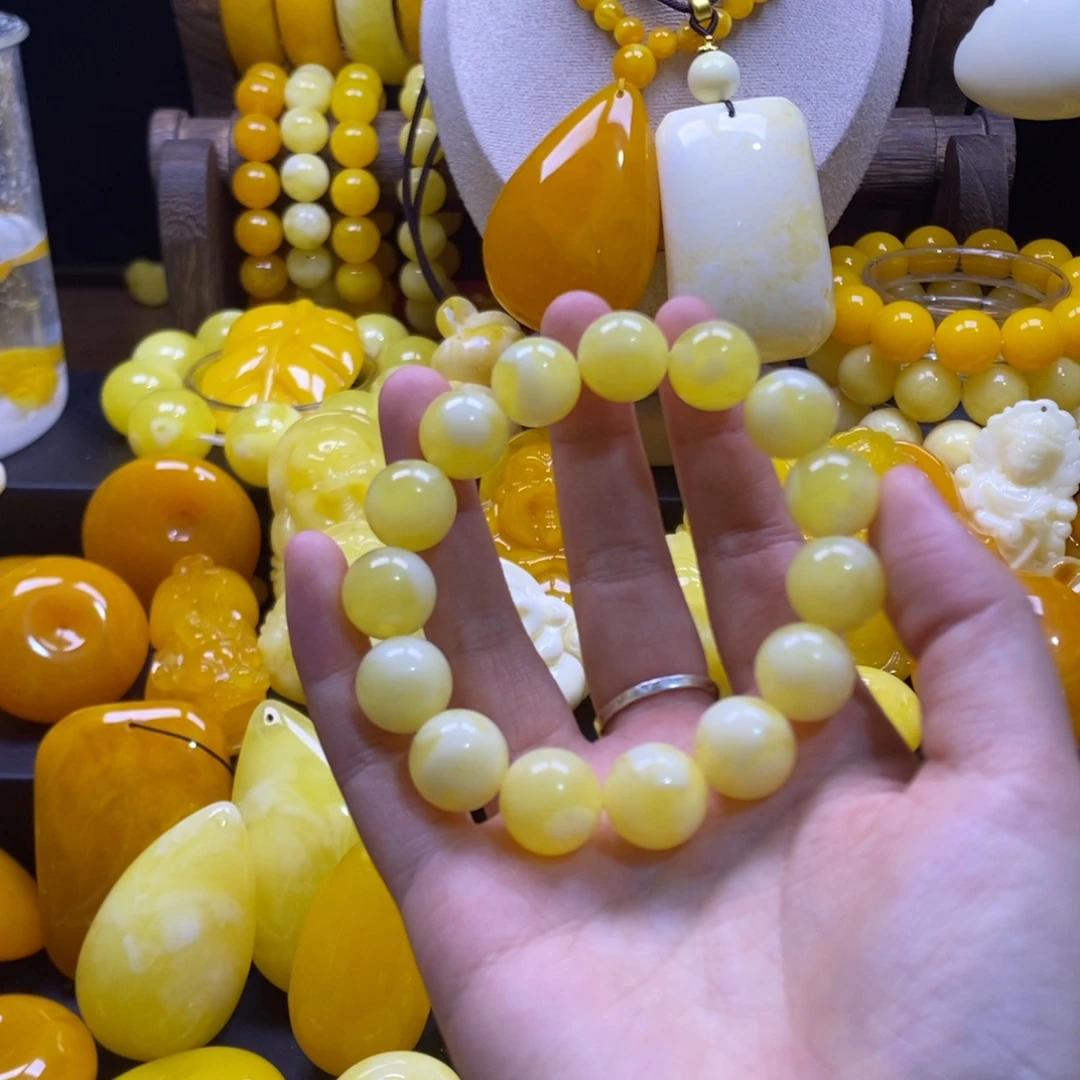 宁***8非金属卡14百花蜜手串