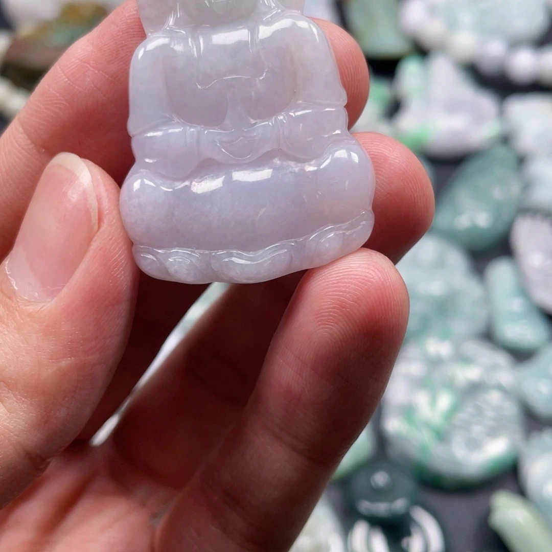 翡翠未镶嵌颈饰翡翠挂件