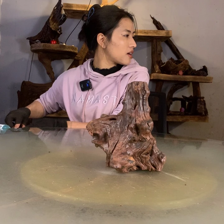 唐***風天然的云南紫柚木会黄水